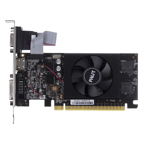 

Видеокарта PALIT NVIDIA GeForce GT 710 , PA-GT710-1GD5, 1ГБ, GDDR5, Bulk [ne5t7100hd06-2081f bulk], GeForce GT 710, PA-GT710-1GD5