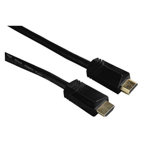 фото Кабель аудио-видео hama high speed, hdmi (m) - hdmi (m) , 5м, gold черный [00122106]