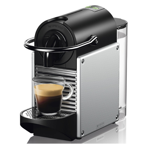 

Капсульная кофеварка DeLonghi Nespresso Pixie EN124.S, 1260Вт, цвет: серебристый [0132191837], EN124.S
