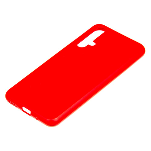 

Чехол (клип-кейс) BORASCO Soft Touch, для Huawei Honor 20, красный [37670]