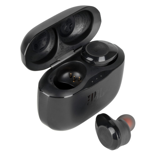 фото Наушники с микрофоном jbl t120tws, bluetooth, вкладыши, черный [jblt120twsblk]