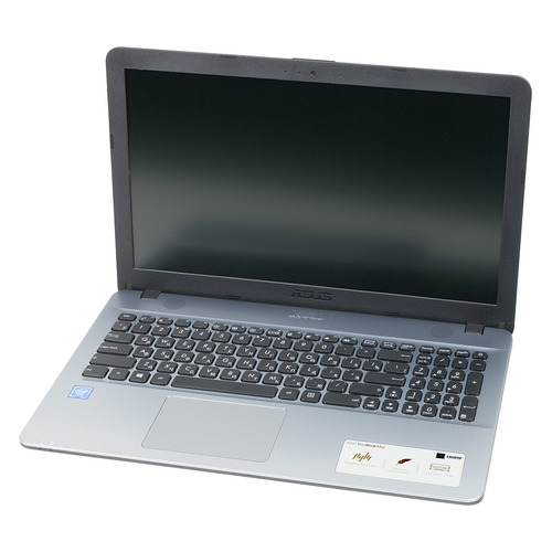 Ноутбук ASUS VivoBook D541NA-GQ403T, 15.6, Intel Celeron N3350 1.1ГГц, 4Гб, 500Гб, Intel HD Graphics 500, Windows 10, 90NB0E83-M14690, серебристый ноутбук acer aspire es1 732 c1ln 17 3 intel celeron n3350 1 1ггц 4гб 500гб intel hd graphics 500 windows 10 home nx gh4er 014 черный