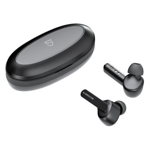 Наушники с микрофоном SoundPeats TWS TrueCapsule, Bluetooth, вкладыши, черный [191002]