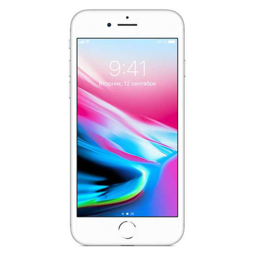 фото Смартфон apple iphone 8 128gb, mx172ru/a, серебристый