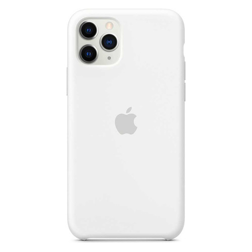 Чехол (клип-кейс) APPLE Silicone Case, для Apple iPhone 11 Pro Max, белый [mwyx2zm/a]