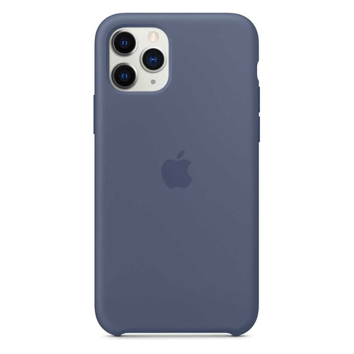 фото Чехол (клип-кейс) apple silicone case, для apple iphone 11 pro max, синий [mx032zm/a]