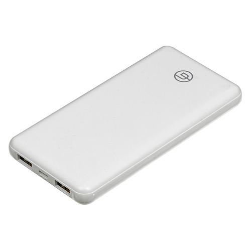 

Внешний аккумулятор (Power Bank) GINZZU GB-3911W, 10000мAч, белый
