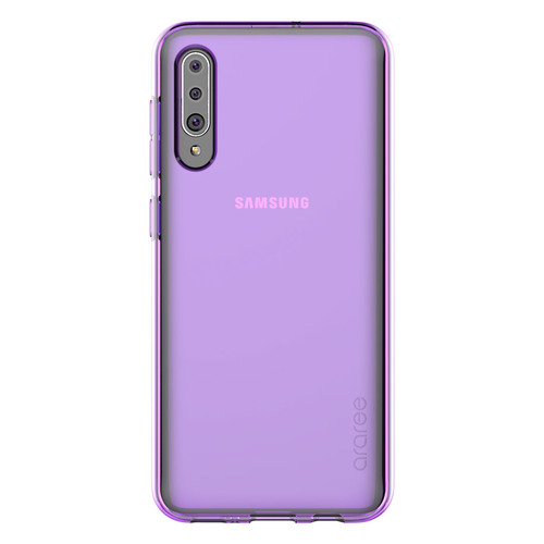 

Чехол (клип-кейс) SAMSUNG araree A cover, для Samsung Galaxy A30s, фиолетовый [gp-fpa307kdaer]