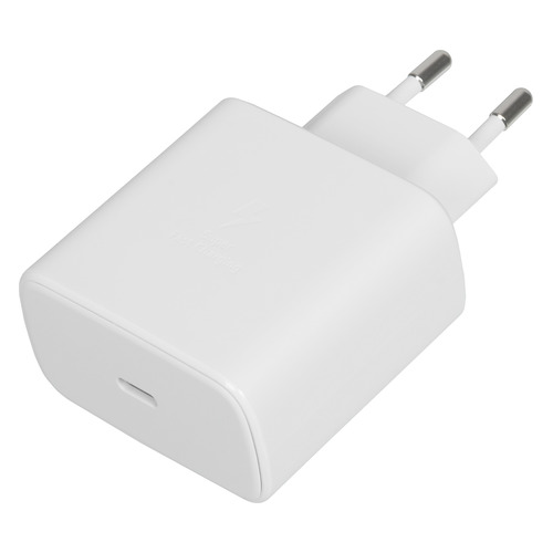 фото Сетевое зарядное устройство samsung ep-ta845, usb type-c, usb type-c, 3a, белый