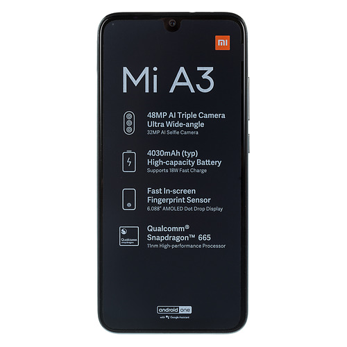 

Смартфон XIAOMI Mi A3 128Gb, белый