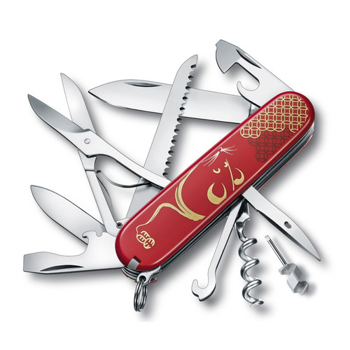 Складной нож VICTORINOX Super Tinker Winter Magic, 14 функций, 91мм, белый / рисунок VICTORINOX
