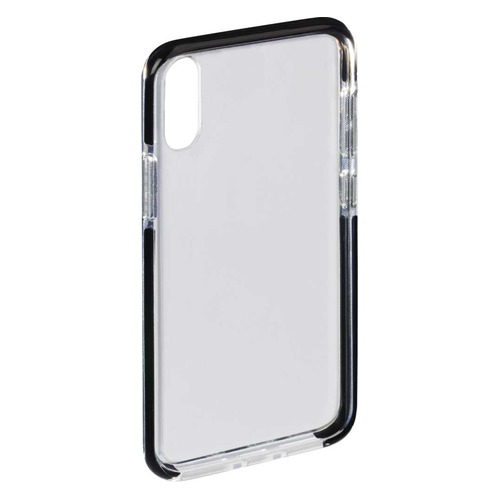 

Чехол (клип-кейс) HAMA Protector, для Apple iPhone XR, прозрачный/черный [00185138]