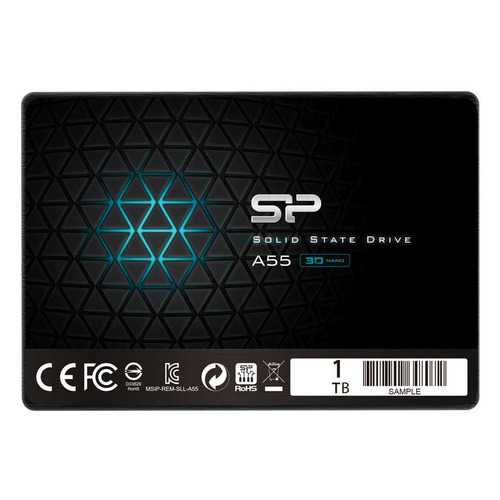 SSD накопитель SILICON POWER Ace A55 SP001TBSS3A55S25 1Тб, 2.5