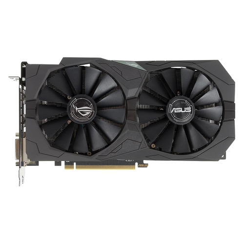 фото Видеокарта asus amd radeon rx 570 , rog-strix-rx570-o8g-gaming, 8гб, gddr5, oc, ret