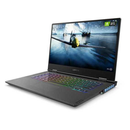 фото Ноутбук lenovo legion y740-17irhg, 17.3", ips, intel core i7 9750h 2.6ггц, 16гб, 1000гб, 1тб ssd, nvidia geforce rtx 2070 max q - 8192 мб, windows 10, 81uj002uru, черный