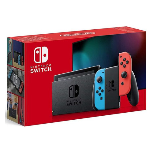 фото Игровая консоль nintendo switch new, красный/синий