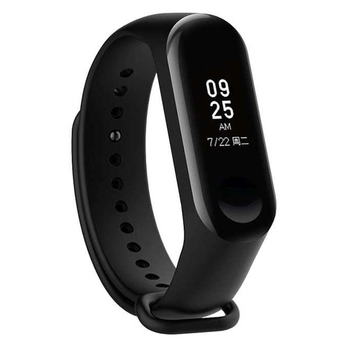 Ремешок DF xiClassicband-00 для Xiaomi Mi Band 3/4 черный (DF XICLASSICBAND-02 (BLACK)) DF