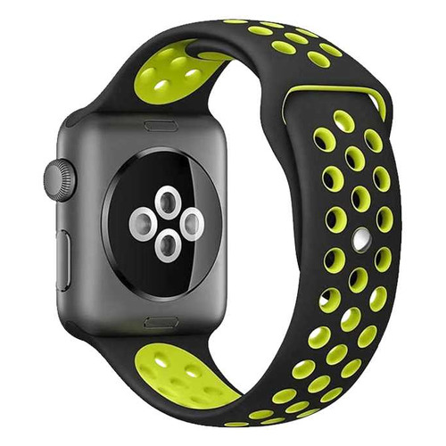 

Ремешок DF iSportband-01 для Apple Watch Series 3/4/5 черный/зеленый (DF ISPORTBAND-01 (BLACK/GREEN)