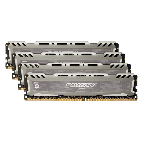 фото Модуль памяти crucial ballistix sport lt bls4k8g4d240fsbk ddr4 - 4x 8гб 2400, dimm, ret