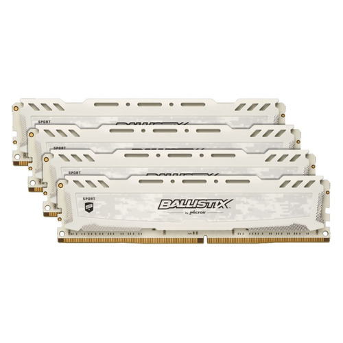 фото Модуль памяти crucial ballistix sport lt w bls4k4g4d26bfsc ddr4 - 4x 4гб 2666, dimm, ret