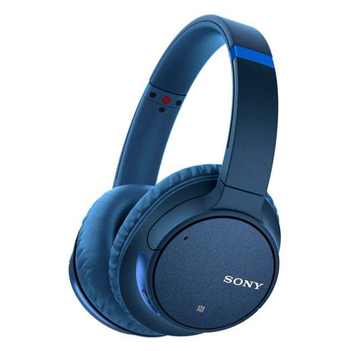 фото Гарнитура sony wh-ch700n, 3.5 мм/bluetooth, накладные, синий [whch700nl.e]