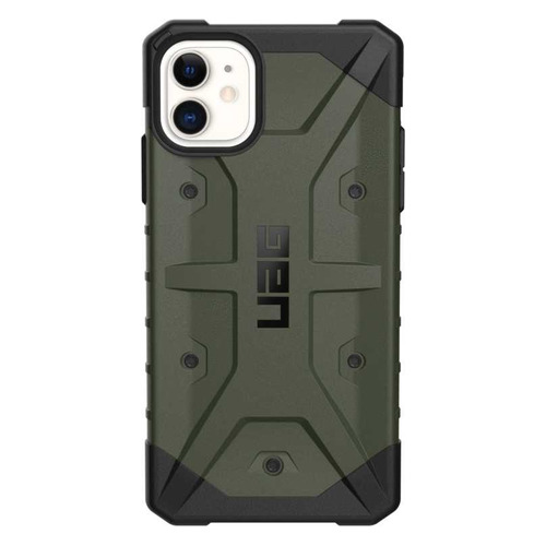 Чехол (клип-кейс) UAG Pathfinder, для Apple iPhone 11 Pro Max, зеленый/камуфляж [111727117271] UAG