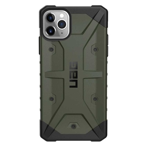 фото Чехол (клип-кейс) uag pathfinder, для apple iphone 11 pro max, оливковый/черный [111727117272]