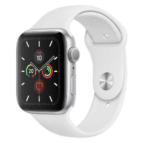 Смарт-часы APPLE Watch Series 5 40мм, серебристый / белый [mwv62/a] APPLE