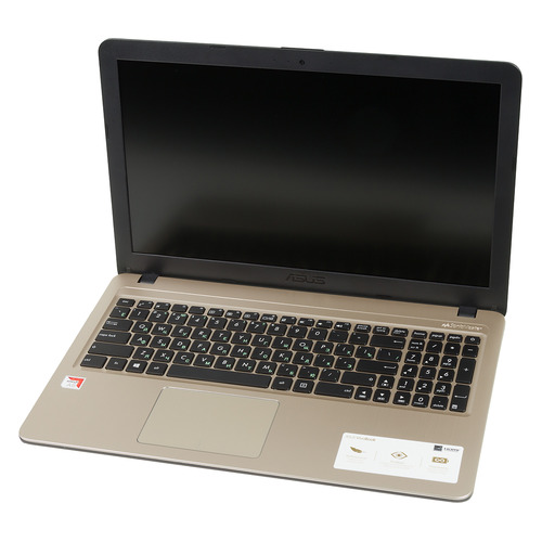 фото Ноутбук asus vivobook a540ba-dm683t, 15.6", amd a6 9225 2.6ггц, 4гб, 256гб ssd, amd radeon r4, windows 10, 90nb0iy1-m09530, черный