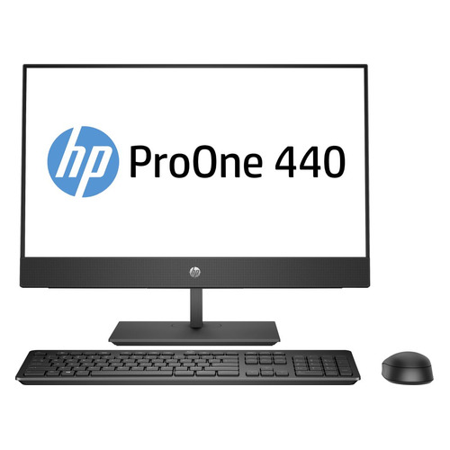 фото Моноблок hp proone 440 g5, 23.8", intel core i7 9700t, 8гб, 1000гб, intel uhd graphics 630, dvd-rw, free dos, черный [7em68ea]