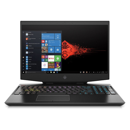 фото Ноутбук hp omen 15-dh0023ur, 15.6", ips, intel core i7 9750h 2.6ггц, 16гб, 512гб ssd, nvidia geforce rtx 2070 max q - 8192 мб, windows 10, 8pk61ea, черный