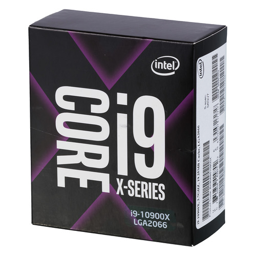 

Процессор Intel Core i9 10900X, LGA 2066, BOX (без кулера) [bx8069510900x s rgv7], 10900X