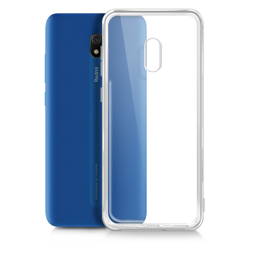 фото Чехол (клип-кейс) borasco для xiaomi redmi 8a, прозрачный [37922]