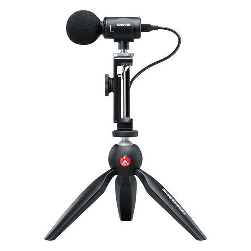 Микрофоны Микрофон SHURE Motiv MV88+, черный [mv88+ video kit] Noname