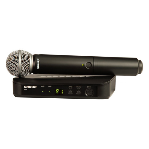 Радиосистемы Радиосистема Shure BLX24E/SM58-M17 беспровод. черный Noname
