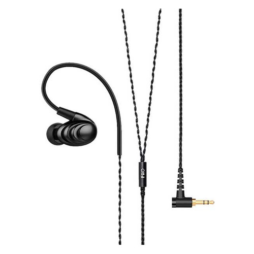 Наушники с микрофоном FIIO F9, 2.5 мм/3.5 мм, вкладыши, черный [71000239]