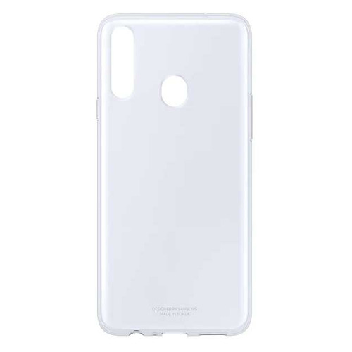 фото Чехол (клип-кейс) samsung clear cover, для samsung galaxy a20s, прозрачный [ef-qa207ttegru]