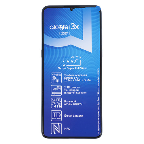 

Смартфон ALCATEL 3X 64Gb, 5048Y, зеленый