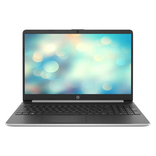 фото Ноутбук hp 15s-fq1001ur, 15.6", intel core i3 1005g1 1.2ггц, 4гб, 256гб ssd, intel uhd graphics , free dos, 8km98ea, серебристый/черный