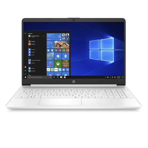 фото Ноутбук hp 15s-eq0004ur, 15.6", amd ryzen 5 3500u 2.1ггц, 8гб, 256гб ssd, amd radeon vega 8, windows 10, 8pk78ea, белый