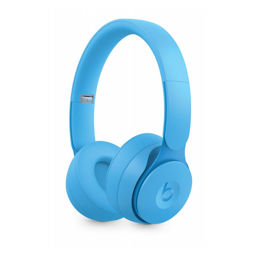 фото Наушники с микрофоном beats solo pro wireless noise cancelling, bluetooth, накладные, голубой [mrj92ee/a]