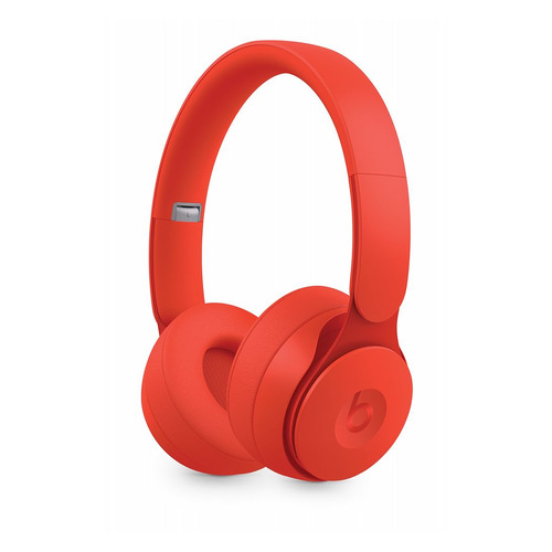 фото Наушники с микрофоном beats solo pro wireless noise cancelling, bluetooth, накладные, красный [mrjc2ee/a]