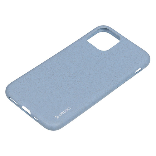 фото Чехол (клип-кейс) deppa eco case, для apple iphone 11 pro, голубой [87277]