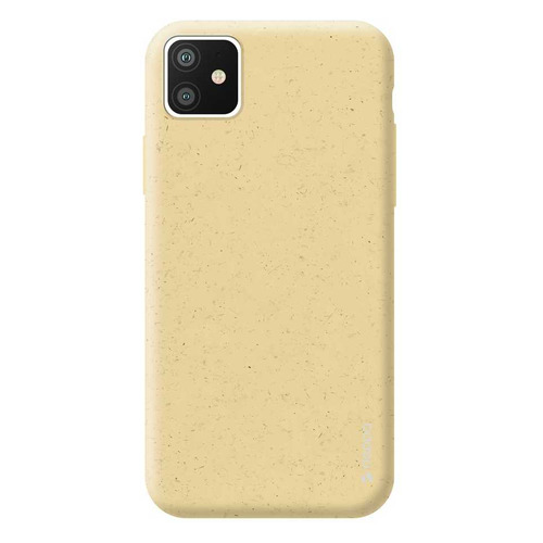 Чехол (клип-кейс) DEPPA Eco Case, для Apple iPhone 11, желтый [87278]