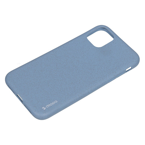 фото Чехол (клип-кейс) deppa eco case, для apple iphone 11, голубой [87282]