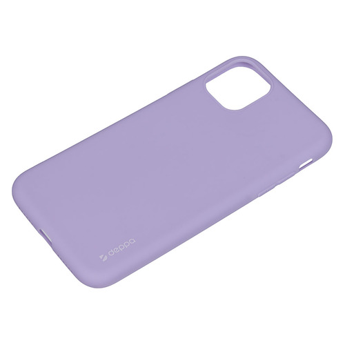 Чехол (клип-кейс) DEPPA Gel Color Case, для Apple iPhone 11, лаванда [87244]