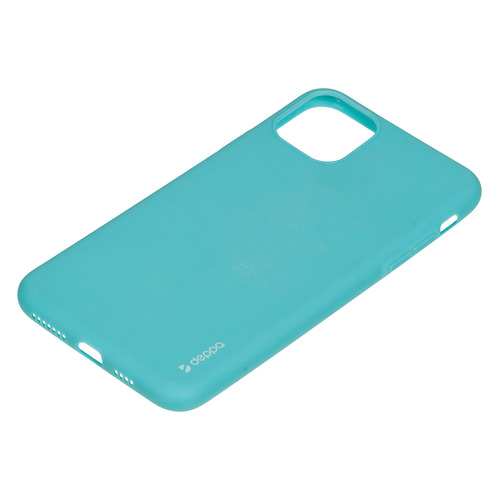 фото Чехол (клип-кейс) deppa gel color case, для apple iphone 11 pro max, мятный [87249]