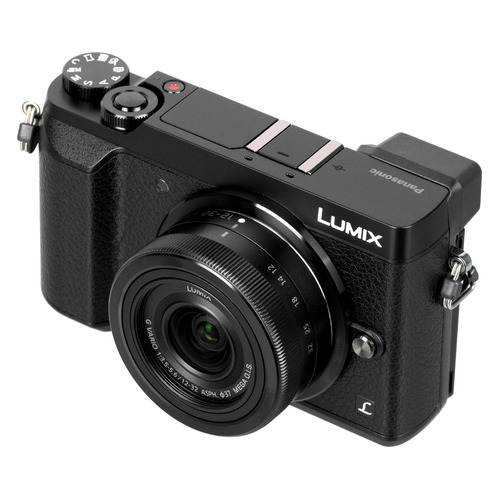 фото Фотоаппарат panasonic lumix dmc-gx80keek kit ( lumix g vario 12-32мм/f3.5-5.6 asph/mega o.i.s.), черный