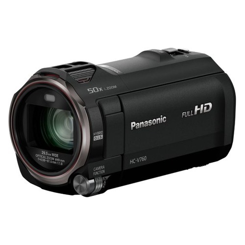 

Видеокамера PANASONIC HC-V760EE-K, черный, Flash, HC-V760EE-K