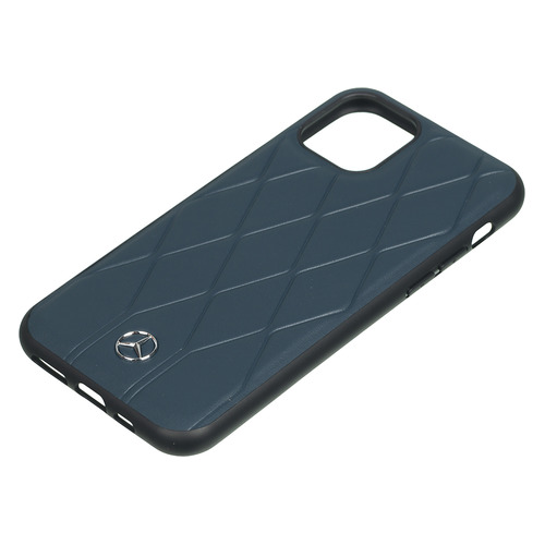 фото Чехол (клип-кейс) mercedes hard case, для apple iphone 11 pro, темно-синий [mehcn58mulna] noname